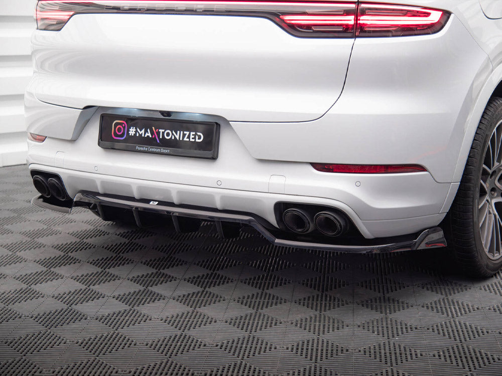 Rear Splitter (Vertical Bars) Porsche Cayenne Coupe / Suv Mk3