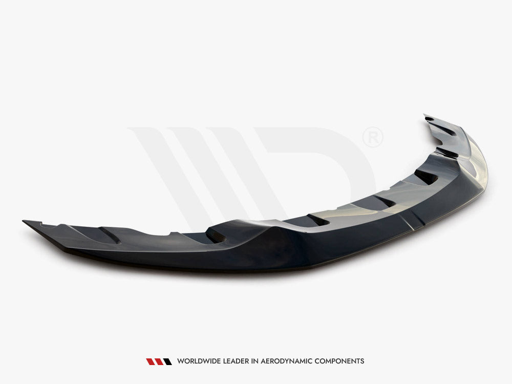 Front Splitter V.2 Bmw 4 Coupe / Gran Coupe / Cabrio M-Pack F32 / F36 / F33 - Textured