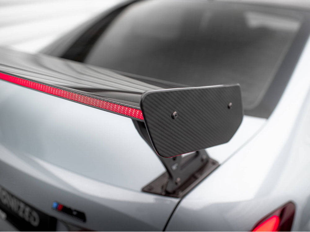 Carbon Spoiler With External Brackets Uprights + Led Bmw M3 G80 / M340I G20 / 3 M-Pack G20 / 3 Standard G20