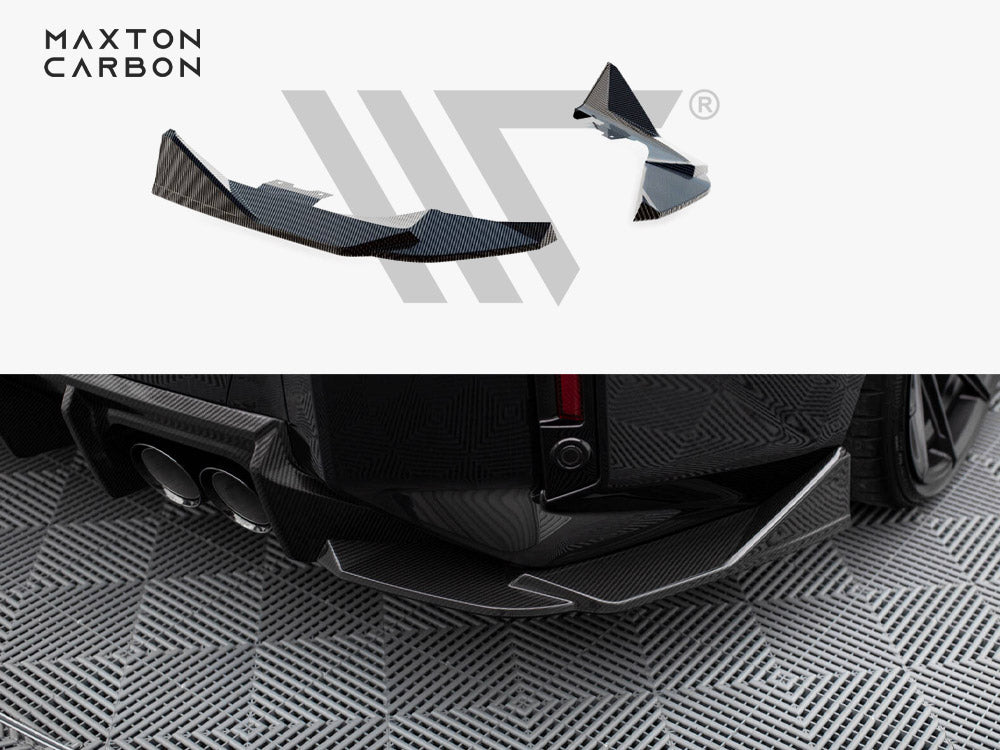 Carbon Fiber Rear Side Splitters Bmw M2 G87