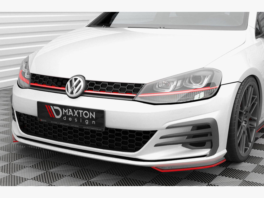 Front Side Splitters Volkswagen Golf Gti Mk7 Facelift