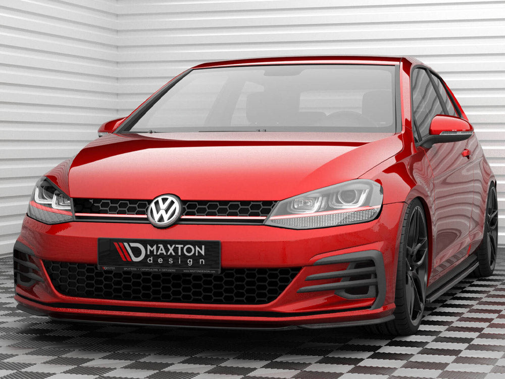 Front Splitter V.5 Volkswagen Golf Gti Mk7 Facelift