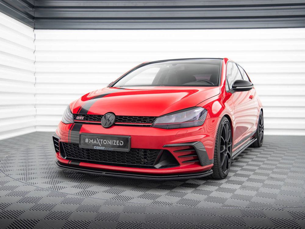 Front Splitter Vw Golf Mk7 Gti Clubsport - Textured