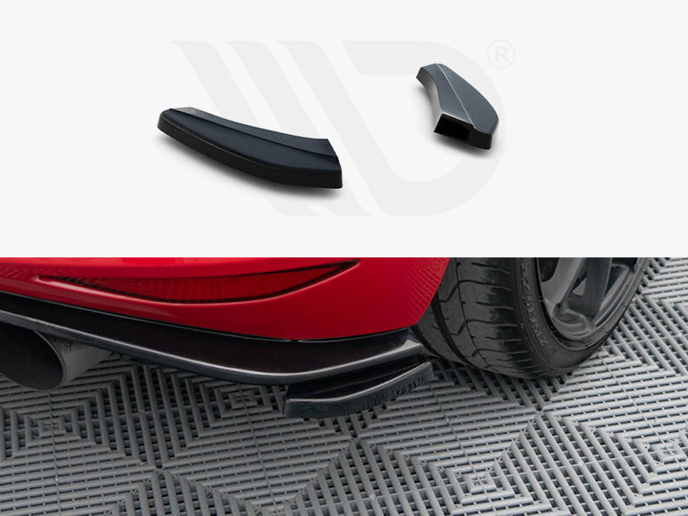 Rear Side Splitters Vw Golf Mk7 Gti Clubsport - Textured