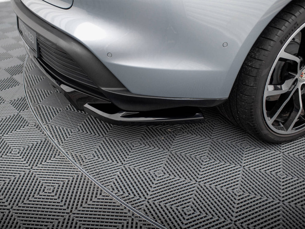 Rear Splitter (Vertical Bars) Porsche Taycan / Taycan 4 / Taycan 4S / Taycan Gts Mk1
