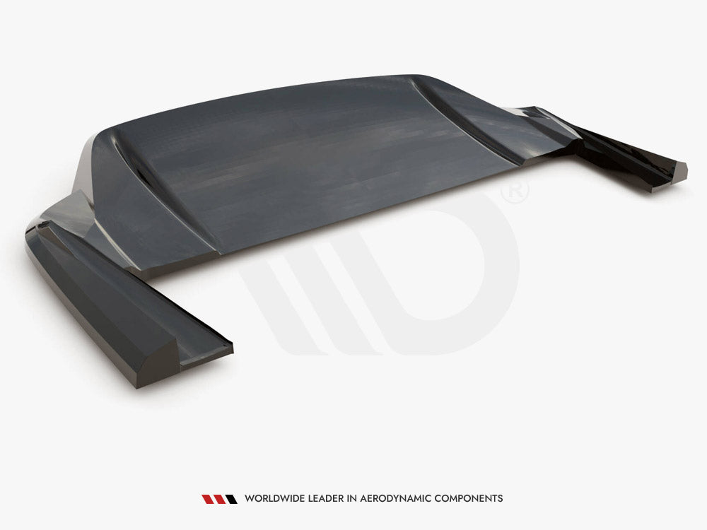 Rear Splitter (Vertical Bars) Porsche Taycan / Taycan 4 / Taycan 4S / Taycan Gts Mk1