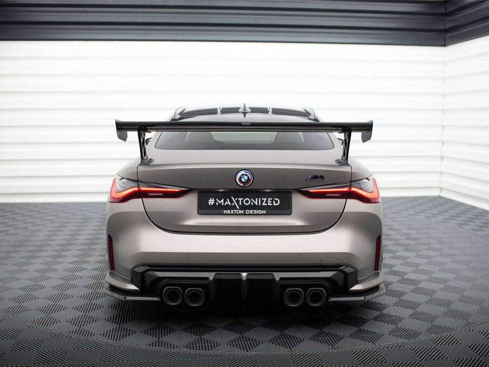 Carbon Spoiler With External Brackets Uprights Bmw M4 G82 / M440I G22 / 4 M-Pack G22
