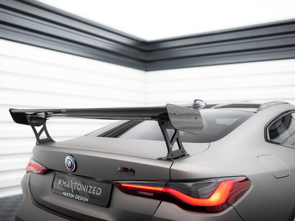 Carbon Spoiler With External Brackets Uprights Bmw M4 G82 / M440I G22 / 4 M-Pack G22