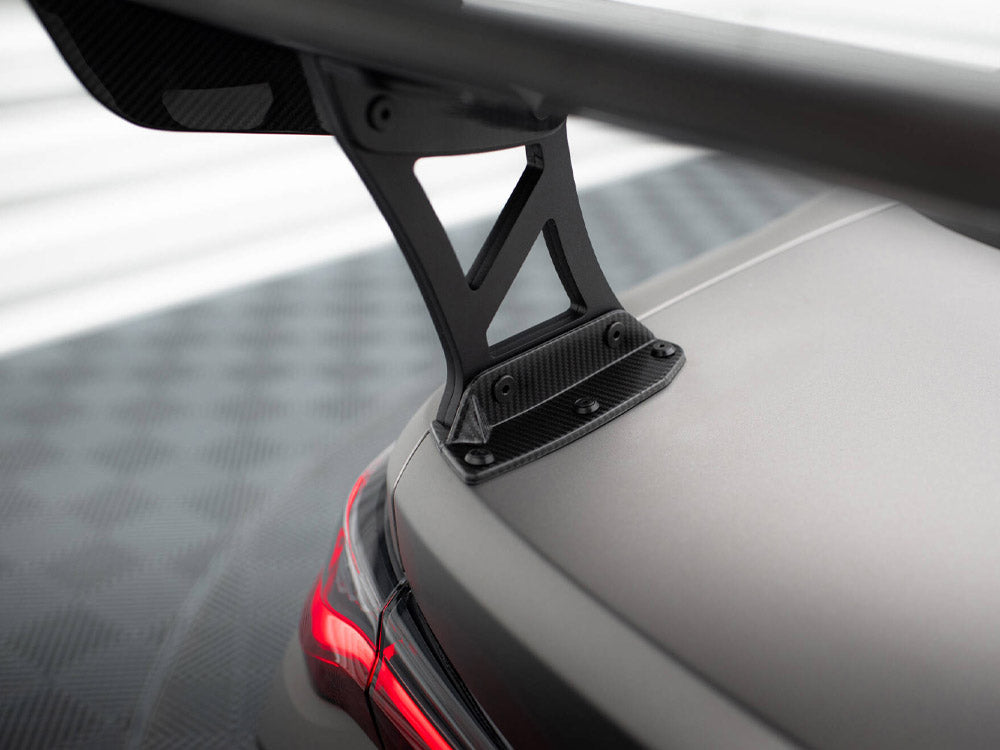 Carbon Spoiler With External Brackets Uprights Bmw M4 G82 / M440I G22 / 4 M-Pack G22