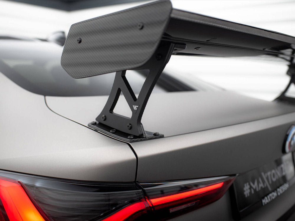 Carbon Spoiler With External Brackets Uprights + Led Bmw M4 G82 / M440I G22 / 4 M-Pack G22