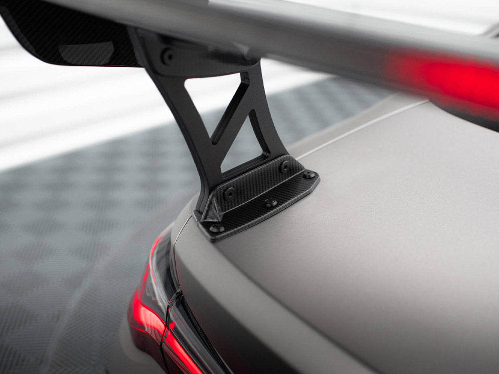 Carbon Spoiler With External Brackets Uprights + Led Bmw M4 G82 / M440I G22 / 4 M-Pack G22