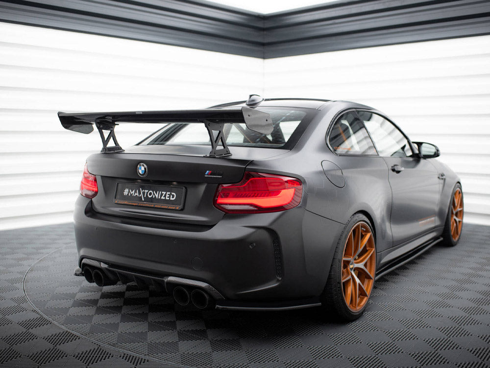 Carbon Spoiler With Internal Brackets Uprights Bmw M2 F87