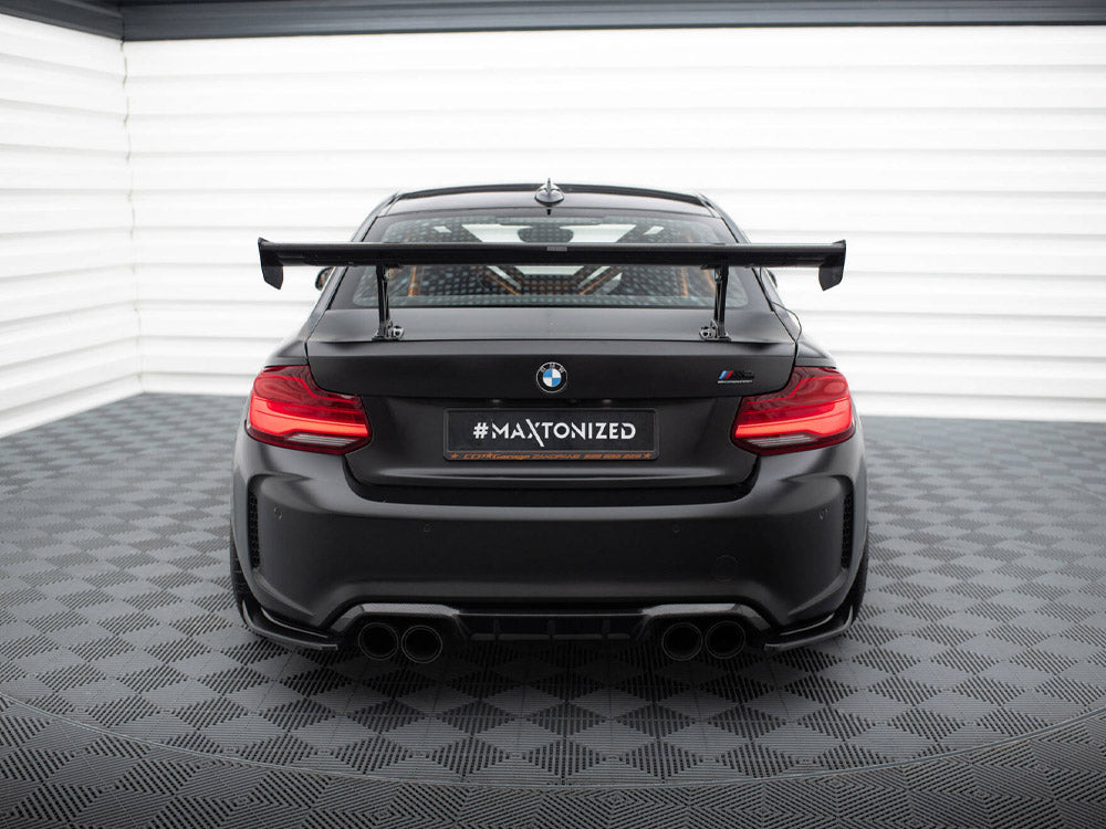 Carbon Spoiler With Internal Brackets Uprights Bmw M2 F87
