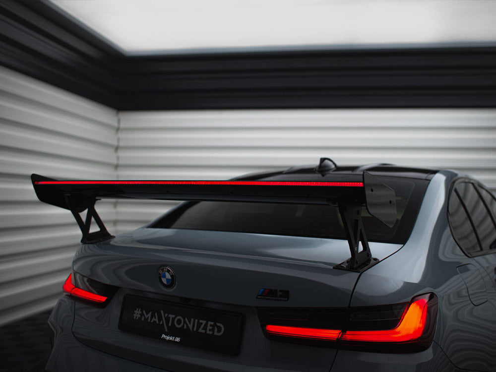 Carbon Spoiler With External Brackets Uprights + Led Bmw M3 G80 / M340I G20 / 3 M-Pack G20 / 3 Standard G20