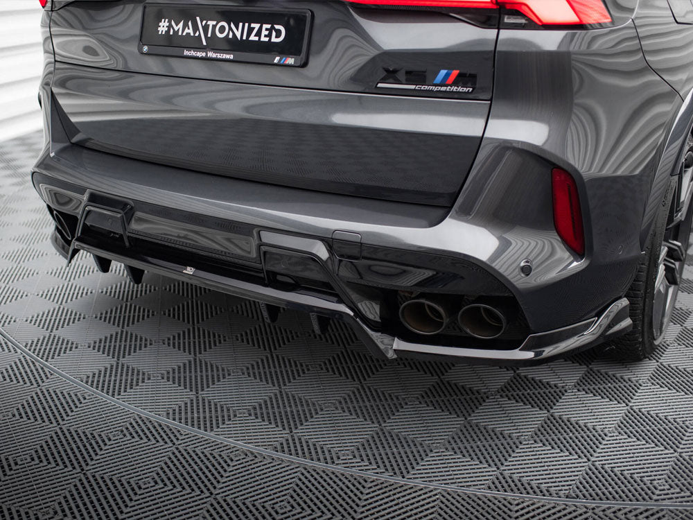 Central Rear Splitter (Vertical Bars) Bmw X5 M F95 Facelift