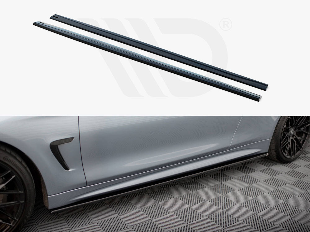 Side Skirts Diffusers Bmw 4 Coupe / Gran Coupe / Cabrio M-Pack F32 / F36 / F33