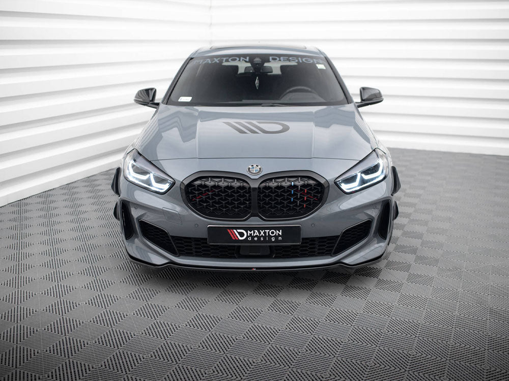 Front Splitter V.4 Bmw 1 F40 M-Sport / M135I - Textured