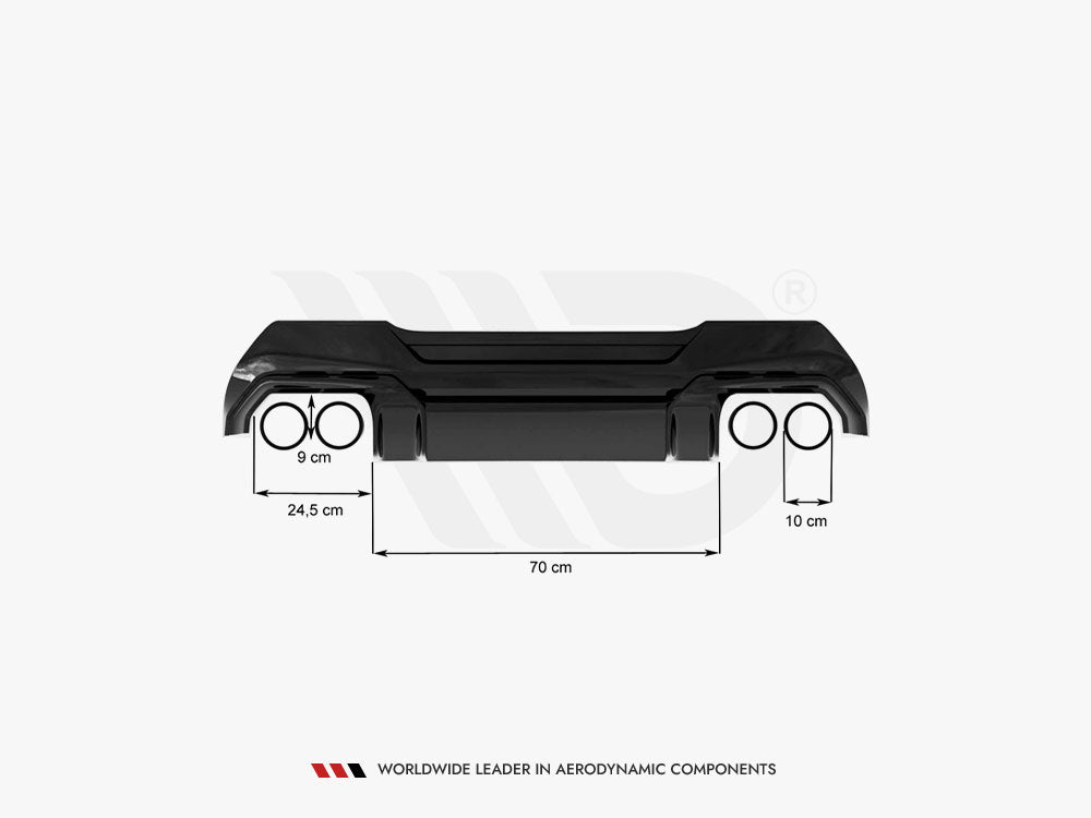 Rear Valance V.2 Bmw 1 F40 M-Sport / M135I