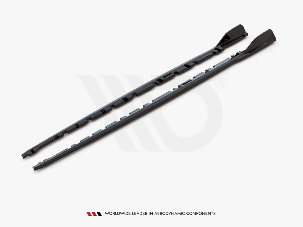 Side Skirts Diffusers V.3 Bmw 1 F40 M-Sport / M135I - Textured