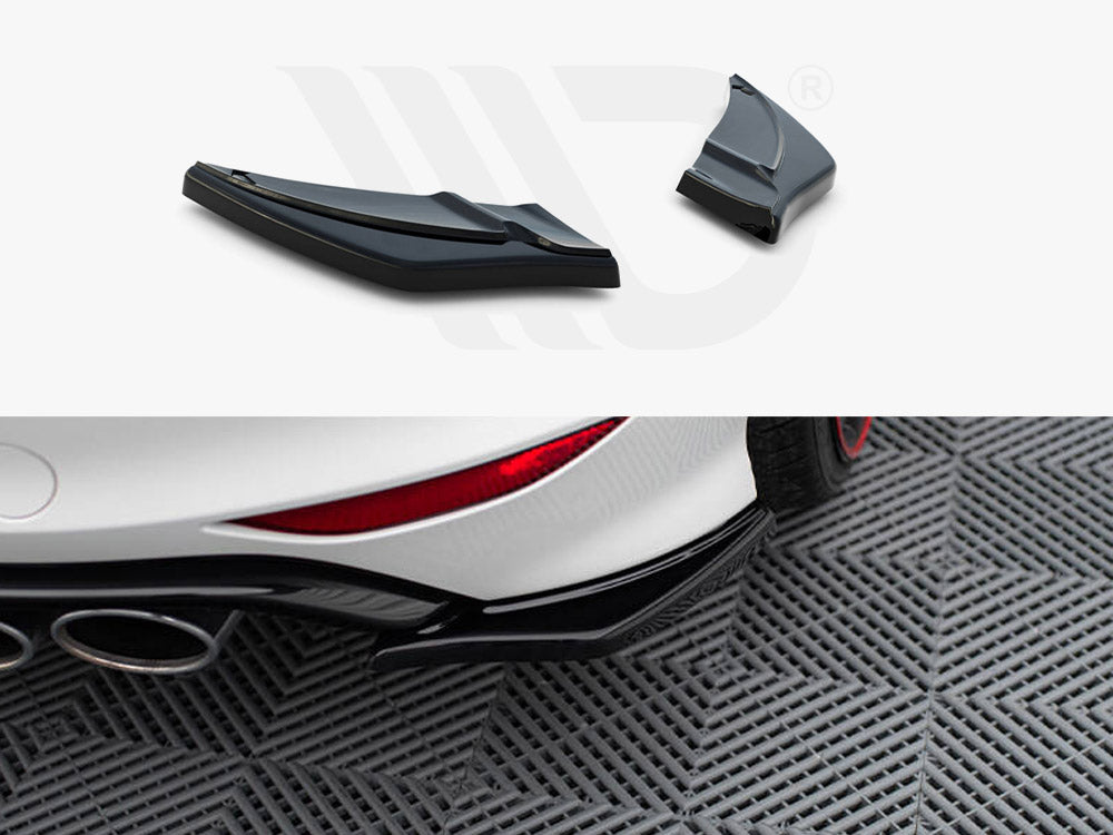Rear Side Splitters V.2 Vw Golf R Mk7 - Textured