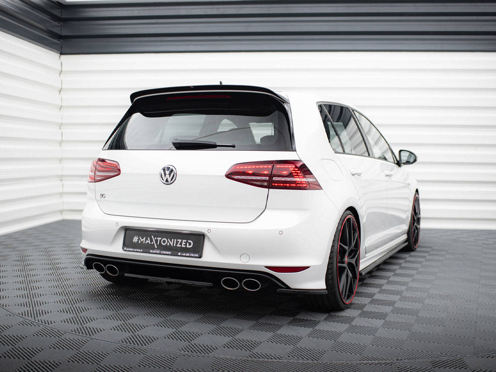 Central Rear Splitter (Vertical Bars) Vw Golf R Mk7
