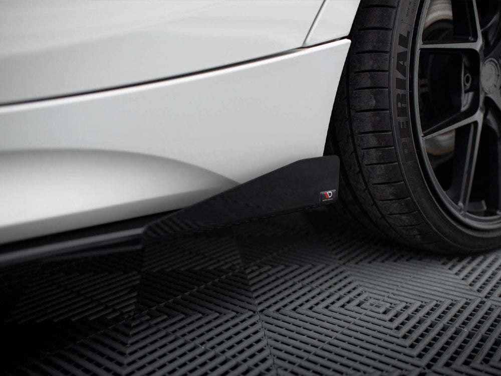 Street Pro Side Skirts Diffusers V.2 + Flaps Bmw 1 F20 M135I / M140I / M-Pack