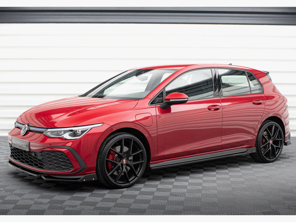 Side Skirts Diffusers V.2 + Flaps Volkswagen Golf Gti / Gte / Gti Clubsport / Gtd / R-Line Mk8