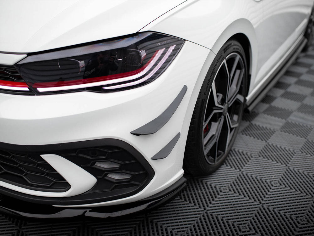 Front Bumper Wings (Canards) Volkswagen Polo Gti Mk6 Facelift