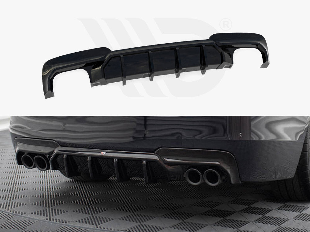 Rear Valance V.2 Bmw 5 M-Pack F10 / F11 (Version With Two Double Exhausts)