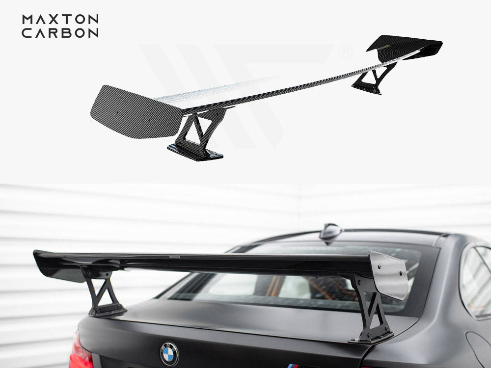 Carbon Spoiler With External Brackets Uprights Bmw M2 F87