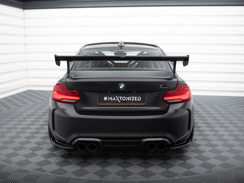 Carbon Spoiler With External Brackets Uprights Bmw M2 F87
