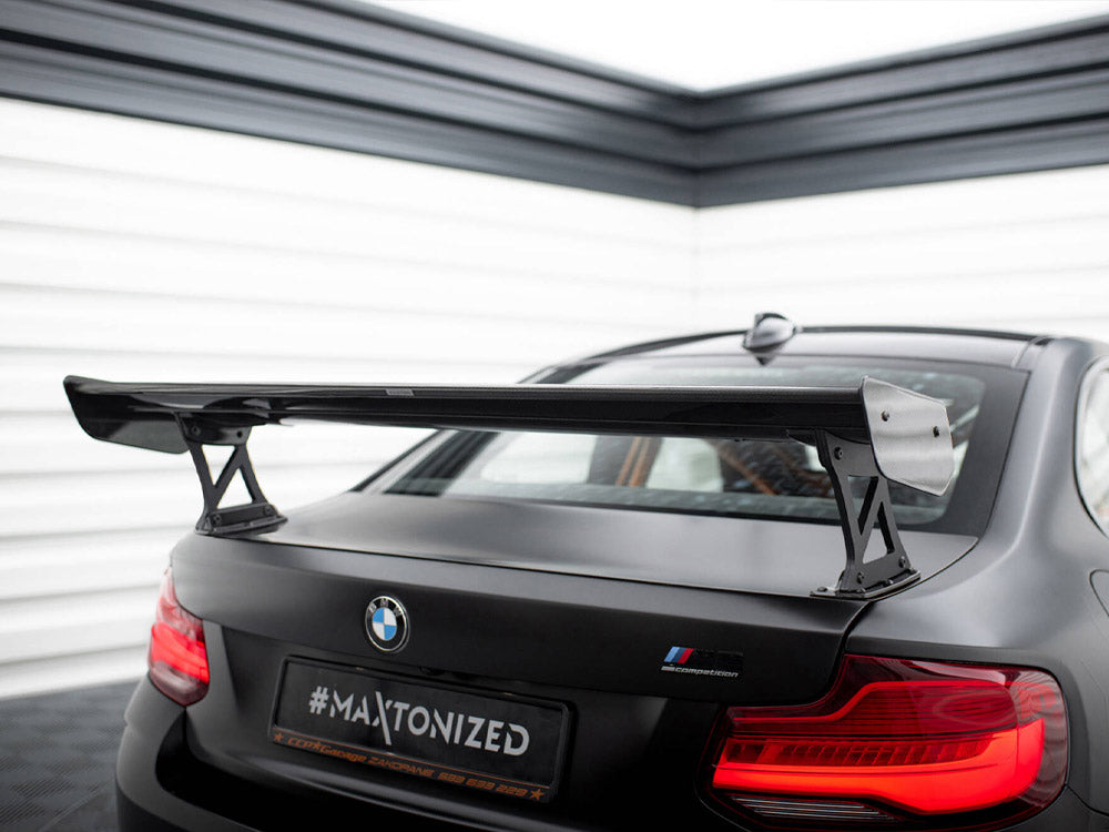 Carbon Spoiler With External Brackets Uprights Bmw M2 F87