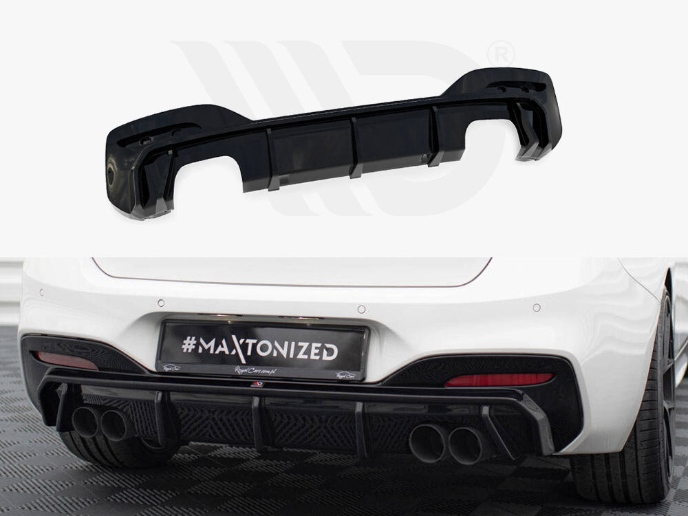 Rear Valance V.3 Bmw 1 M-Pack / M140I F20 Facelift (Version With Dual Exhausts On Both Sides)