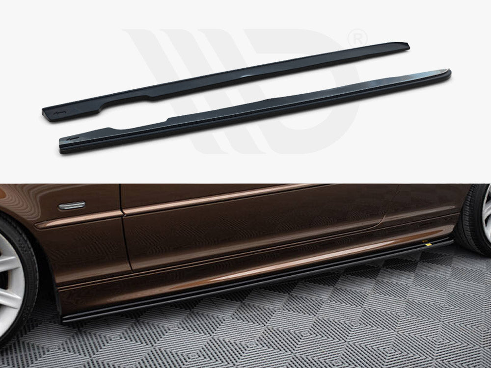 Side Skirts Diffusers V.1 Bmw 3 E46 M-Pack Coupe - Textured