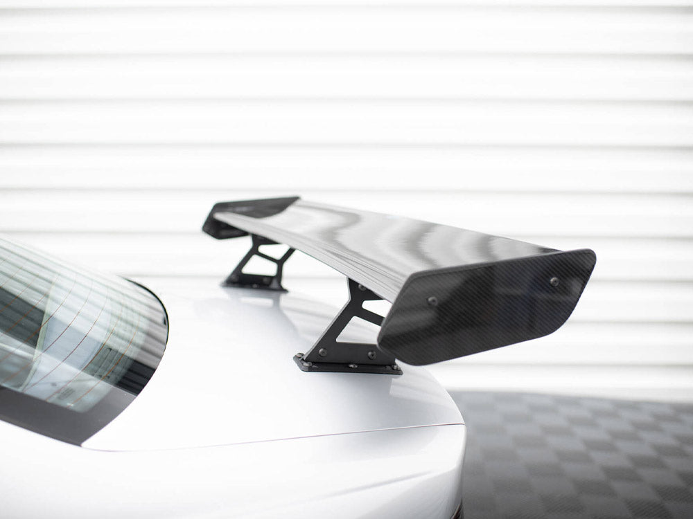 Carbon Spoiler With Internal Brackets Uprights Bmw 3 Coupe E46