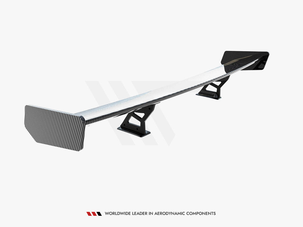 Carbon Spoiler With Internal Brackets Uprights Bmw 3 Coupe E46