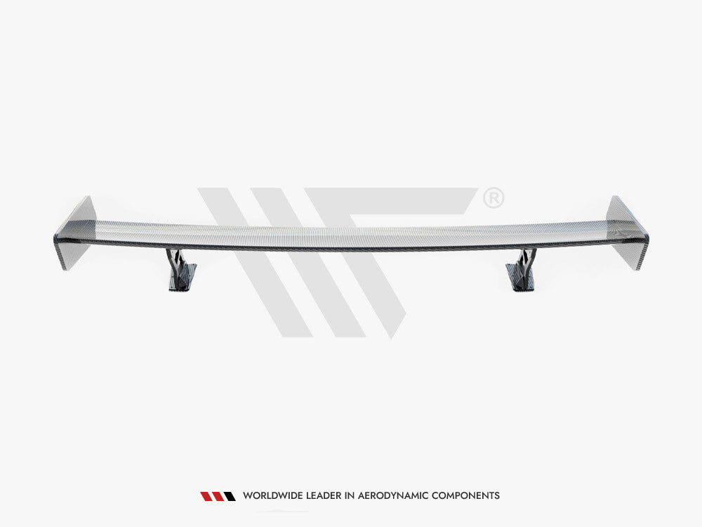 Carbon Spoiler With External Brackets Uprights Bmw 3 Coupe E46