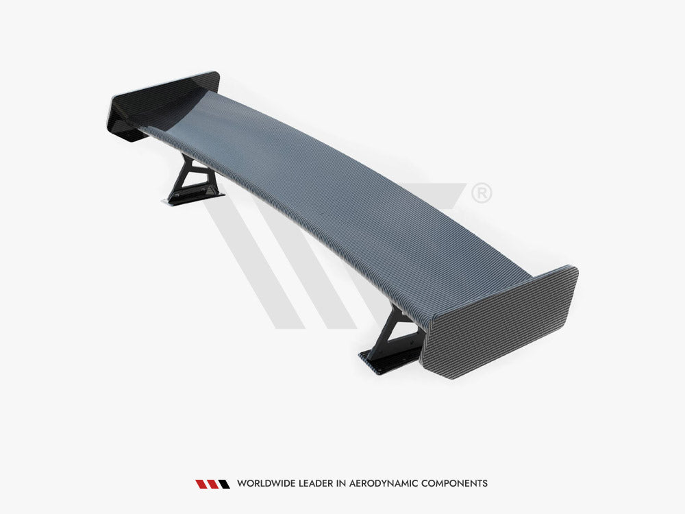 Carbon Spoiler With External Brackets Uprights Bmw 3 Coupe E46