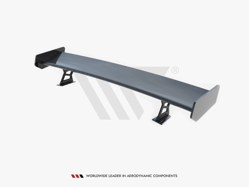 Carbon Spoiler With External Brackets Uprights Bmw 3 Coupe E46