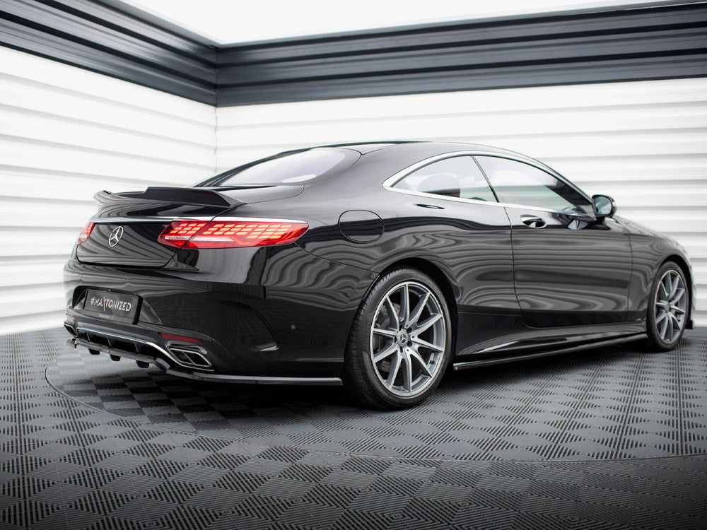 Rear Splitter (Vertical Bars) Mercedes-Benz S Coupe AMG-Line C217 Facelift