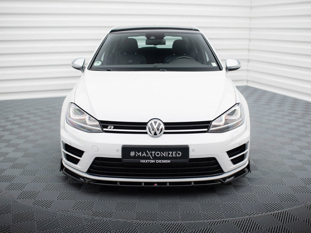 Front Splitter V.5 + Flaps Volkswagen Golf R / R-Line Mk7