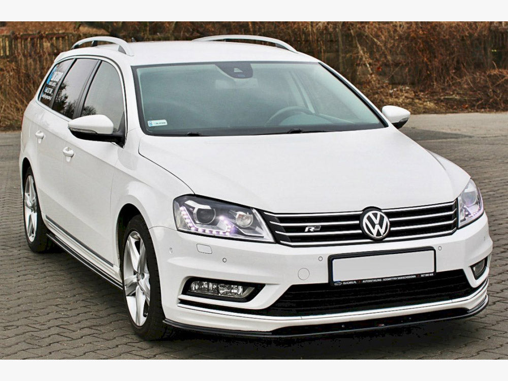 Front Splitter V.1 Volkswagen Passat R-Line B7 - Textured