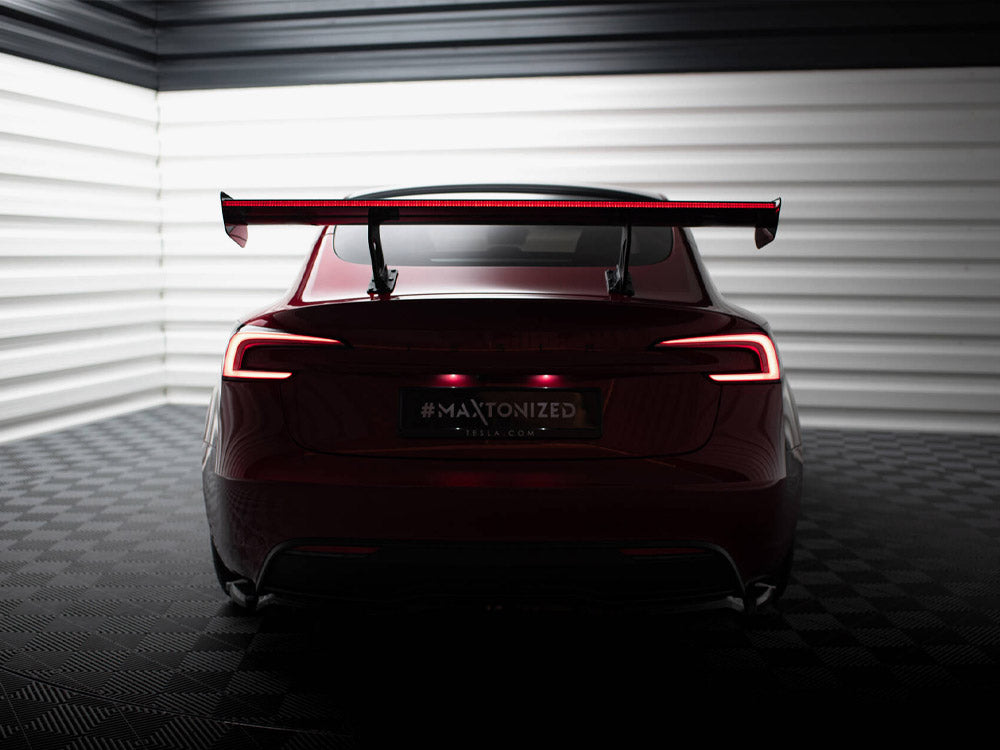 Carbon Spoiler + LED Tesla Model 3