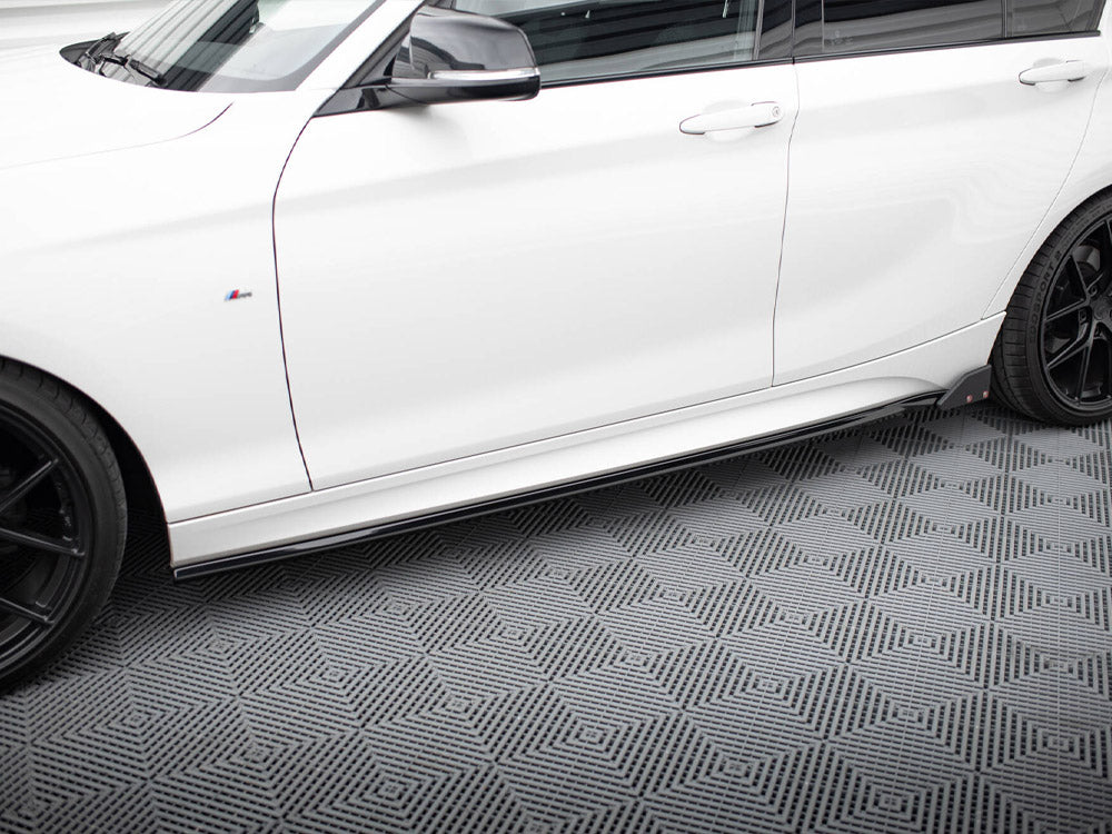 Side Skirts Diffusers V.4 + Flaps Bmw 1 M-Pack / M140I F20 Facelift