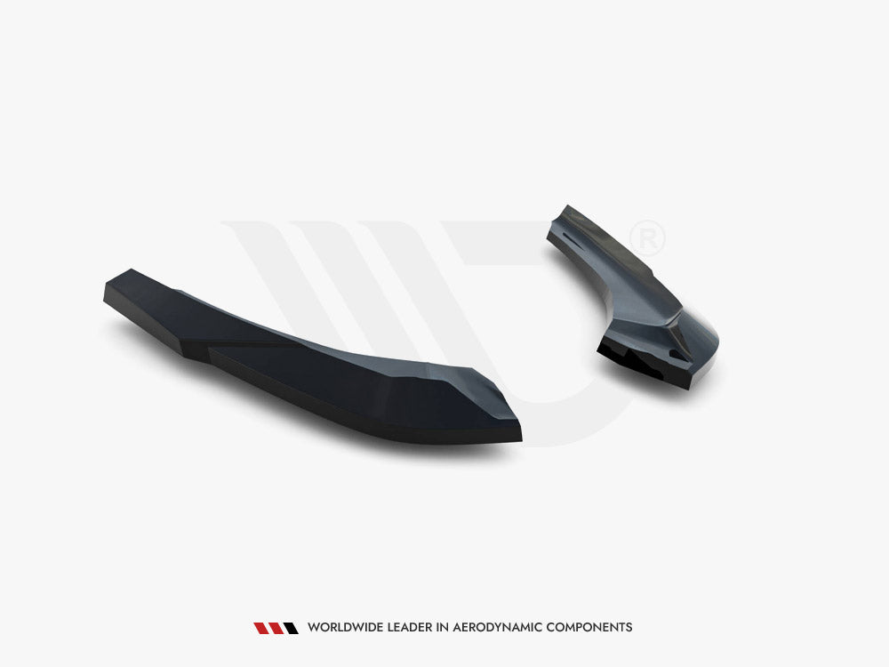 Rear Side Splitters V.5 (For Rear Valance V.3) Bmw 1 M-Pack / M140I F20 Facelift