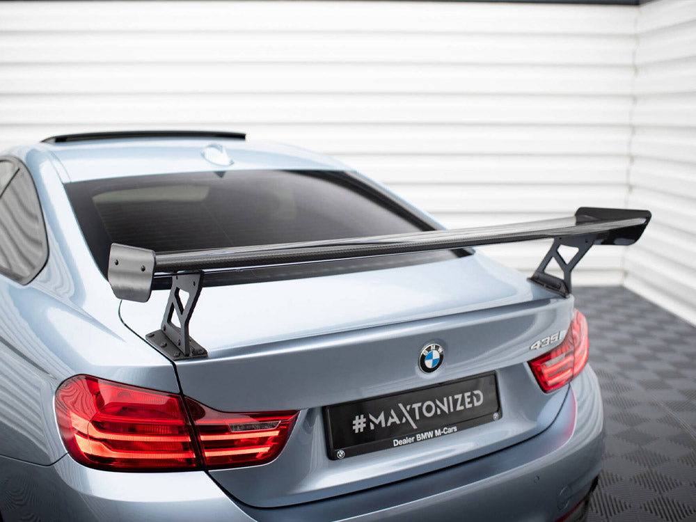 Carbon Spoiler With External Brackets Uprights Bmw 4 F32 / 4 F32 M-Pack Coupe