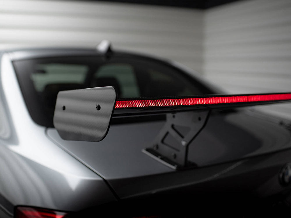 Carbon Spoiler With Internal Brackets Uprights + Led Bmw 3 / M3 Coupe E92