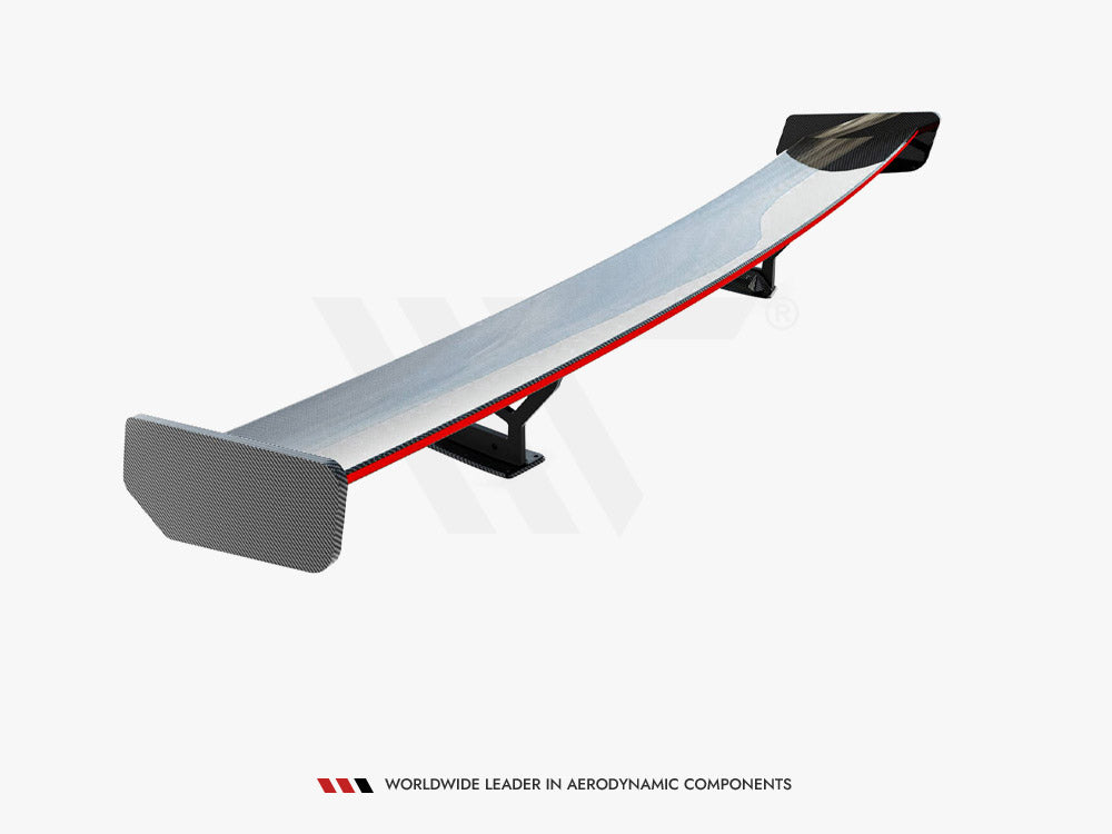 Carbon Spoiler With Internal Brackets Uprights + Led Bmw 3 / M3 Coupe E92