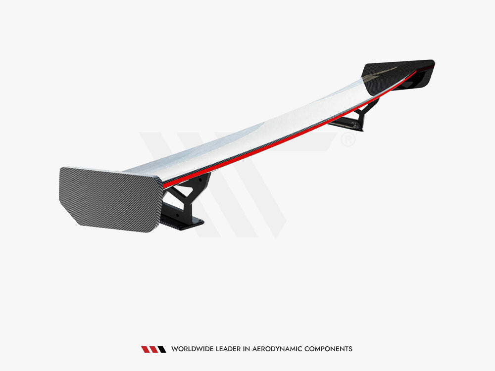 Carbon Spoiler With External Brackets Uprights + Led Bmw 3 / M3 Coupe E92