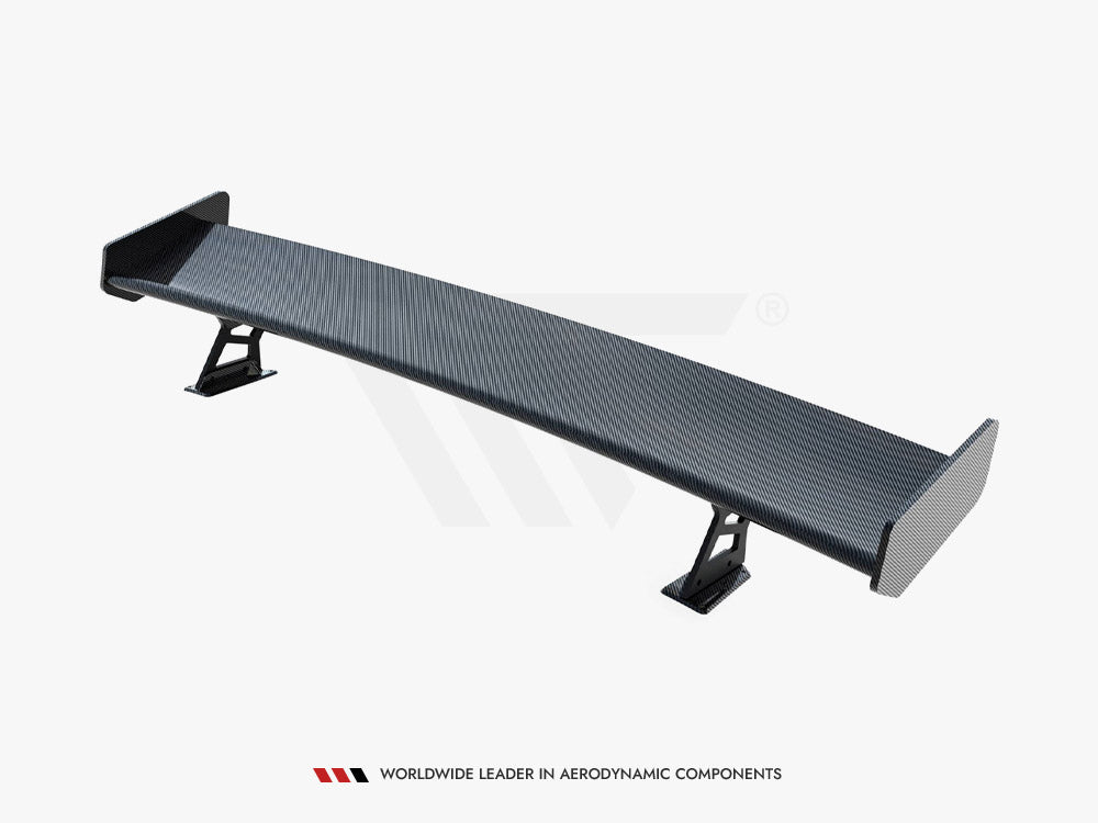 Carbon Spoiler With External Brackets Uprights + Led Bmw 3 / M3 Coupe E92